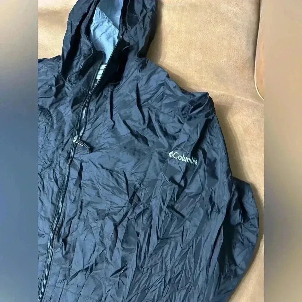 Women’s Columbia Black Windbreaker Jacket Size Medium - Picture 3 of 11